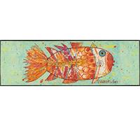 Wash+Dry tappeto Funky Fish 60x180cm, adatto per interni ed esterni, lavabile
