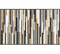 Wash+Dry Tappeto Mikado Stripes Nature 75x120cm, Adatto per Interni ed Esterni, Lavabile
