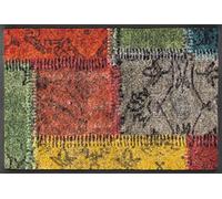 Wash+Dry Tappeto Vintage Patches 40x60cm, Adatto per Interni ed Esterni, Lavabile