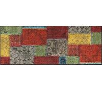 Wash+Dry Tappeto Vintage Patches 75x190cm, Adatto per Interni ed Esterni, Lavabile