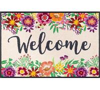 Wash+Dry tappeto Welcome Blooming 50x75cm, adatto per interni ed esterni, lavabile