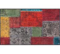 Wash+Dry Vintage Patches Zerbino, Acrilico, Multicolore, 75x120cm
