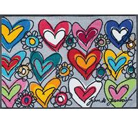 Wash+Dry with Love, all Things Are Possible Zerbino, Poliammide, Multicolore, 50x75cm