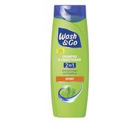 Wash & Go 2 in 1 Shampoo & Conditioner Sport 1 x 400 ml, cura quotidiana dei capelli rinfresca capelli e cuoio capelluto
