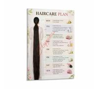 Wash Less Condition More Sleep Silk Weekly Hair Plan Poster