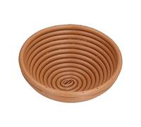 Washable Bread Fermentation Basket Innovative Shape Baking Basket for Kitchen Home Bakery (giallo marrone rotondo 16 x 6 cm)