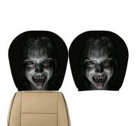 Washable Car Head Rest Covers Set - Universal Stretch Automobile Protectors