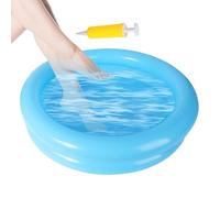Washas - Serbatoio gonfiabile per pediluvio | Lavaggio portatile per piscina | Poggiapiedi Gonfiabile con Pratica Valvola Aria | Serbatoio Pediluvio Gonfiabile per Piscina, Vasca da bagno a turbino, S
