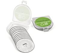 Washati® 10 lame di ricambio per taglierina rotante per tessuto, 28 mm
