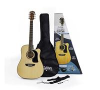 Washburn Apprentice Series D5CE-Pack Dreadnought 6 Corde Chitarra Acustica/Elettrica con Accessori