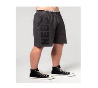 Washed-off Gym Sweatshorts No Bs Man Black
