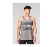 Washed-off Oversized Stringer Max Out Man Light Grey