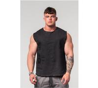 Washed-off Tank Top Beastin' Man Black