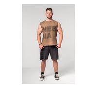 Washed-off Tank Top Beastin' Man Light Brown