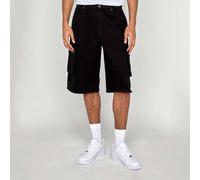 Washed Workwear Cargo Shorts nero 32