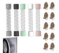 Washer Door Prop, Front Loader Door Catch Opener, Stainless Steel Spring with Silicone and 5x Strong Magnet, Flexible Holder to Keep Washing Machine Doors Open, 10.2x1.8cm