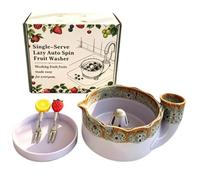 Washer Spinner With Raised Center - Berry Washing Bowl Ceramic Rinse