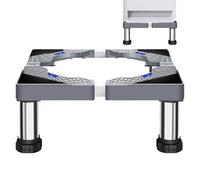 Washer Stand, General Appliance Riser, Stainless Steel Frame, 4 Strong Non-Slip Feet, for Washer Dryer Fridge Home Use, 60x60x20cm/23.62x23.62x7.87 Inches, 1388g, Silver, 1 Piece