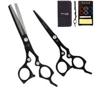 Washi Beauty - Black Diamond Ice Set - 5.5 Shear 30 Tooth Thinner Razor Case