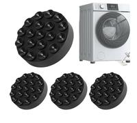 Washing Machine Anti-Vibrazione Pads, Anti-Slip Stabilizer Foot Pads, Elastic Shock Absorber For Washing Machine, Washer Stabilizing, Home Appliance Protection