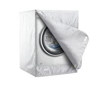Washing Machine Cover - 3-Sided Waterproof | Dustproof Front-Loading Washing Machine Cover For Home, Bathroom, Kitchen, Laundry, Garden, Terrace, Dormitory, Apartment, Suitable For Fall, Winter, Summe