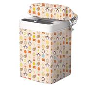 Washing Machine Cover - Top Load Protector, Zipper Dryer Guard | Durable Oxford Fabric With Dustproof Waterproof Protection, Heavy Duty Appliance Shield For Indoor Balcony Laundry Room Dormitory Apart