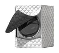 Washing Machine Cover - Top Load Waterproof Protector, Heavy Duty Sun-Proof Oxford Fabric, Breathable Back Ventilation Guard, Resin Anti-Rust Zipper, Outdoor Laundry Shield | For Balcony