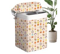 Washing Machine Cover, Waterproof Appliance Protector, Zipper Closure Shield, Durable Dustproof Material All-Season Weather Resistance, Dorm Balcony Laundry Room Apartment Home Indoor Outdoor Use