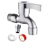 Washing Machine Faucet - Leak-Proof Rust-Proof | Washbasin Faucets Thick Long Leak- | Copper Faucet For Washing Machine For Bathroom Shower Room Washbasin Mop Pool Garden Home Dorm