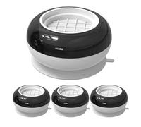 Washing Machine Foot Pads, Anti Vibrazione Mat, Shock Absorbing Stabilizers, Noise Reduction Design, Heavy-Duty Rubber Base, 4 pezzi, per Washers e Dryers Stability, 5,91 x 3,15 x 1,97 in