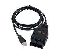 Washinglee Cavo Diagnostico OBD2 per VW, Audi, Skoda e Seat Fabbricato tra il 1994 e il 2004. Cavo USB per Scanner ECU Auto Compatibile con VAG KKL 409. (Nero)