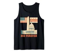 Washington D.C. 202 Forever- Monumento e Campidoglio degli Stati Uniti Canotta