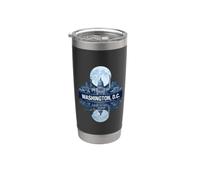 Washington D.C., orizzonte, riflessione Bicchiere termico in acciaio inox doppia parete