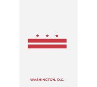 WASHINGTON, D.C. - Premium Lined Journal | 6" x 9" | Soft Cover | 120+ Pages: A High-Quality Writing Notebook - Ideal for School, Work, or Thoughtful Gifts
