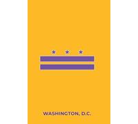 WASHINGTON, D.C. - PURPLE AND GOLD: Premium Lined Notebook Inspired by the Nation’s Capital