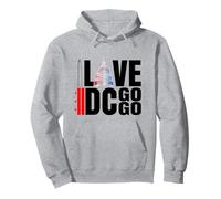 Washington DC Amo Go Go Music Felpa con Cappuccio