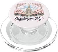 Washington DC Cherry Blossoms Landmark Art Souvenir Viaggio PopSockets PopGrip per MagSafe