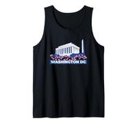 Washington DC Lincoln Memorial Cherry Blossoms Monumenti Canotta