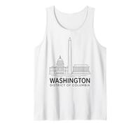Washington DC Lincoln Memorial, Stati Uniti, Arte del Campidoglio Storico Canotta