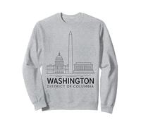 Washington DC Lincoln Memorial, Stati Uniti, Arte del Campidoglio Storico Felpa
