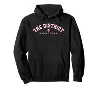 Washington DC Mappa Puntatore Il Distretto GPS Coordinate DMV Felpa con Cappuccio