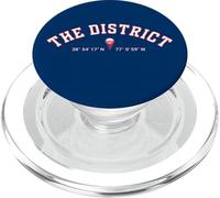 Washington DC Mappa Puntatore Il Distretto GPS Coordinate DMV PopSockets PopGrip per MagSafe