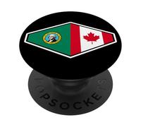 Washington e Canada Uniti nelle Radici PopSockets PopGrip Adesivo