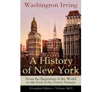 Washington Irving A History of New York (Tascabile)