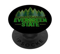Washington La foresta degli amanti della natura dello stato sempreverde PopSockets PopGrip Adesivo