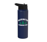 Washington Lo Stato Evergreen PNW Stainless Steel Insulated Water Bottle