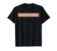 Washington Mews New York City NYC per Uomini e Donne Maglietta