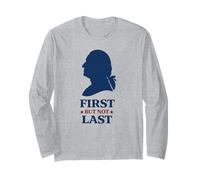 Washington Primo Ma Non Ultimo Presidente Silhouette Maglia a Manica