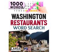Washington Restaurants Word Search: Large Print
