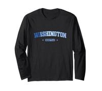 Washington Seattle Stato d'America Stati Uniti d'America Maglia a Manica